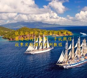 极品女神开车前去羽毛球比赛活动内容投票，手机微信投票实际操作实例教程