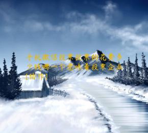 手机微信投票投票的花费多少钱哪一个意味着投票企业[协作]