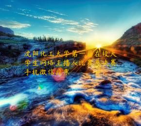 沈阳化工大学第一届在校大学生网络主播人比赛总决赛手机微信投票