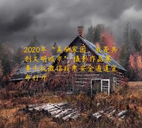 2020年“美丽家园，我是共创文明城市” 摄影作品赛事手机微信投票安全通道宣布打开
