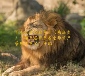 【手机微信投票】（商品类）“第九届股票基金与资产管理介甫奖”评比